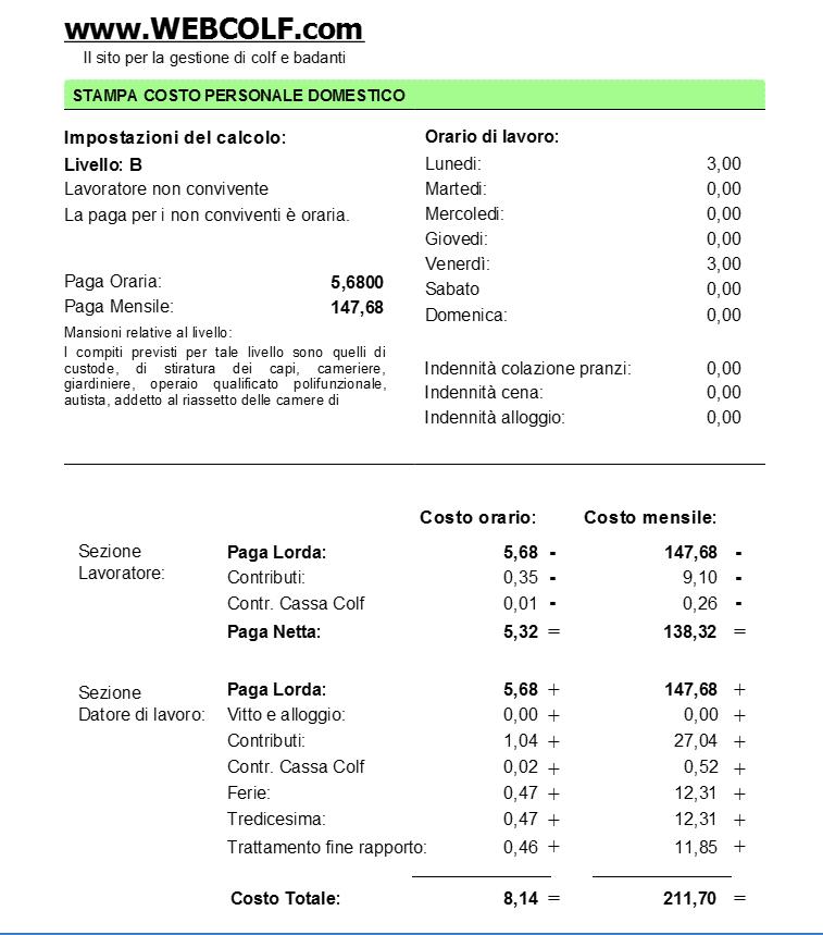 SCARICARE STIPENDIO BADANTE